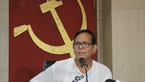 সাংবাদিক সম্মেলনে মহম্মদ সেলিম 