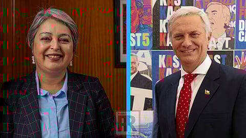 চিলির প্রেসিডেন্ট নির্বাচনের রান অফে দুই প্রার্থী জেনেথ জারা ও অ্যান্টোনিও কাস্ট