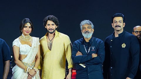 প্রিয়াঙ্কা চোপড়া, মহেশ বাবু, এসএস রাজামৌলি এবং পৃথ্বীরাজ সুকুমারন