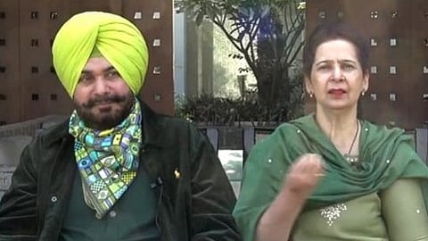 নভজ্যোত সিং সিধু এবং তাঁর স্ত্রী নভজ্যোত কৌর