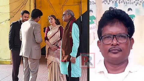 কারাগারে গিয়ে সালা মারান্ডির সঙ্গে দেখা করলেন বৃন্দা কারাত, ডানদিকে সালা মারান্ডি