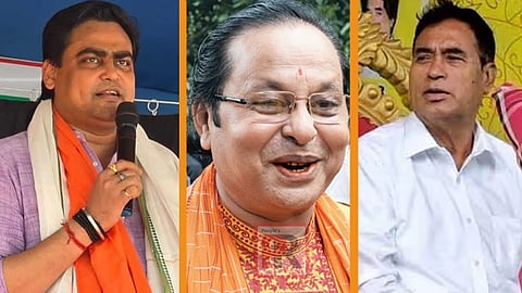 বিজেপি সাংসদ ও কেন্দ্রীয় মন্ত্রী শান্তনু ঠাকুর, বিধায়ক অসীম সরকার ও সাংসদ নগেন্দ্র রায়