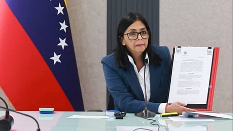 ভেনেজুয়েলার উপরাষ্ট্রপতি ডেলসি রডরিগেজ