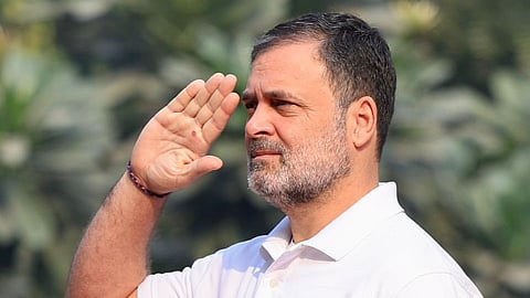 লোকসভার বিরোধী দলনেতা ও কংগ্রেস সাংসদ গান্ধী 