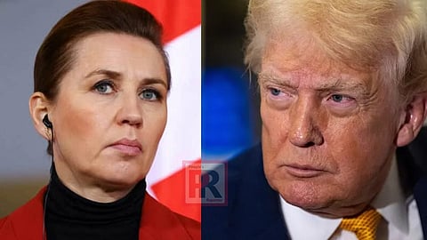 ডেনমার্কের প্রধানমন্ত্রী মেট্টে ফ্রেডরিকসেন এবং মার্কিন প্রেসিডেন্ট ডোনাল্ড ট্রাম্প 