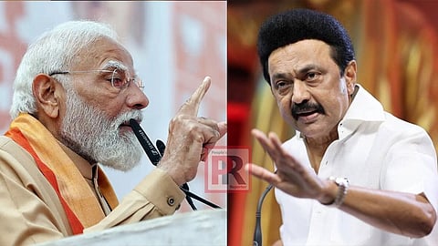 প্রধানমন্ত্রী নরেন্দ্র মোদী এবং তামিলনাড়ুর মুখ্যমন্ত্রী এম কে স্ট্যালিন