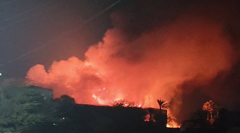 আনন্দপুরে অগ্নিকান্ড