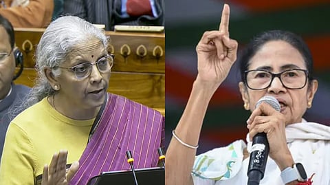 নির্মলা সীতারমণ এবং মমতা বন্দ্যোপাধ্যায়