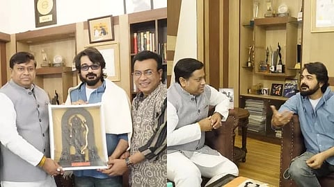 প্রসেনজিৎ চট্টোপাধ্যায়ের বাড়িতে নেতা সুকান্ত মজুমদার