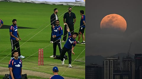 চন্দ্রগ্রহণের কারণে অনুশীলন পিছিয়ে ছিল ভারতীয় দল