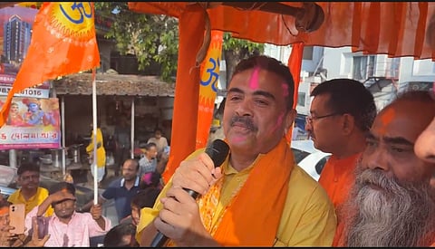 ধর্মীয় অনুষ্ঠানে শুভেন্দু অধিকারী