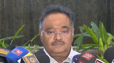 সাংবাদিকদের মুখোমুখি বিজেপি রাজ্য সভাপতি শমীক ভট্টাচার্য 