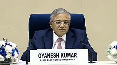 সাংবাদিক বৈঠকে মুখ্য নির্বাচন কমিশনার জ্ঞানেশ কুমার