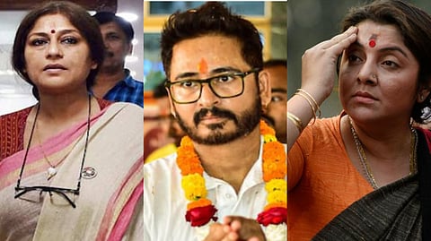 রূপা গাঙ্গুলি, হিরণ চট্টোপাধ্যায় এবং লকেট চট্টোপাধ্যায়