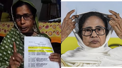 মোস্তারি বানু এবং মুখ্যমন্ত্রী মমতা বন্দ্যোপাধ্যায়