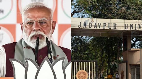 যাদবপুর বিশ্ববিদ্যালয় নিয়ে বিস্ফোরক মোদি