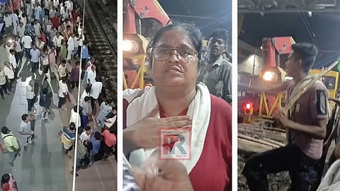 শনিবার রাতে দমদম স্টেশনে ভেঙে গুঁড়িয়ে দেওয়া হয় হকারদের স্টল 