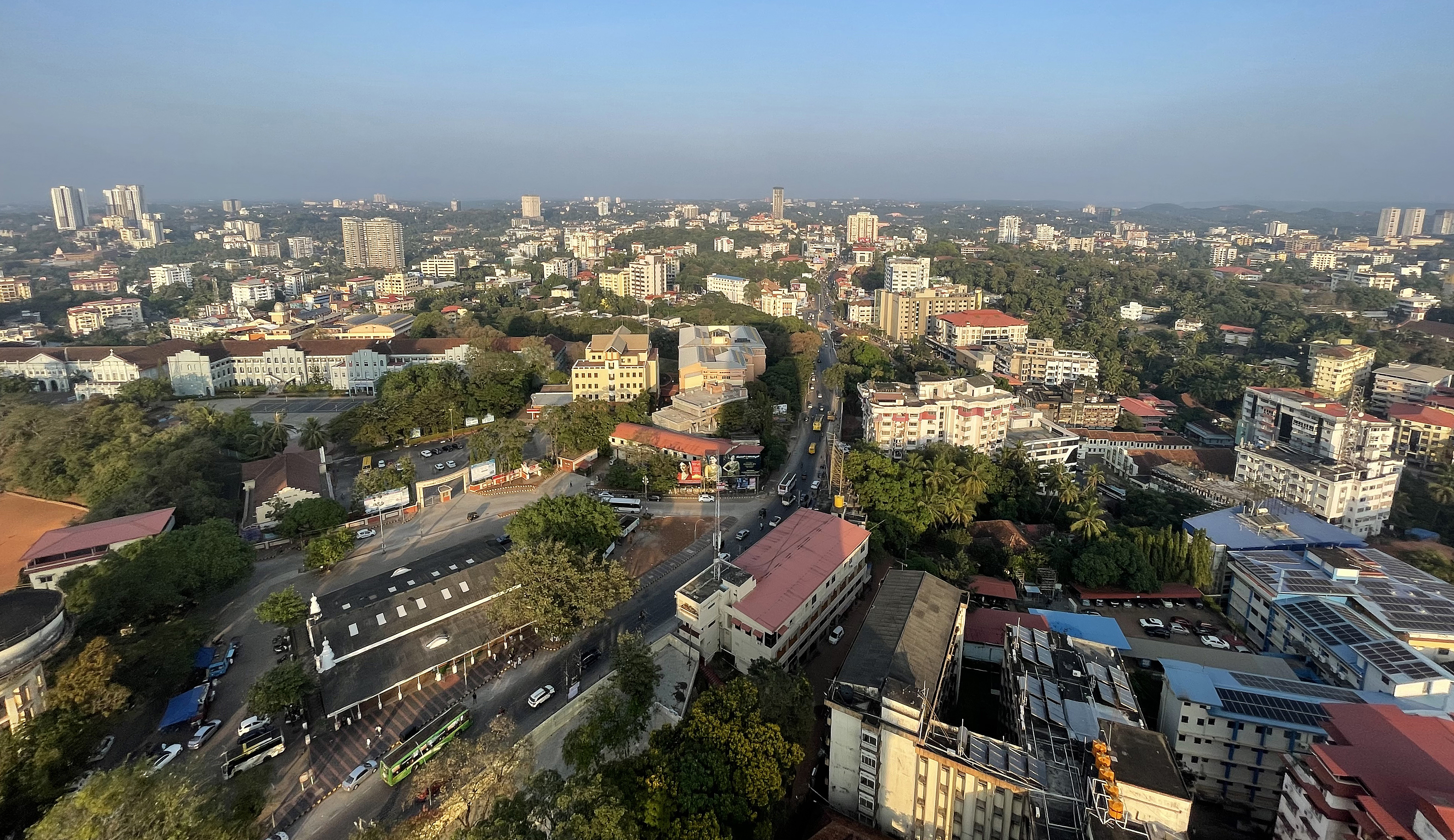 ಮಂಗಳೂರು ನಗರದ ಪಕ್ಷಿನೋಟ– ಪ್ರಜಾವಾಣಿ ಚಿತ್ರ / ಫಕ್ರುದ್ದೀನ್ ಎಚ್