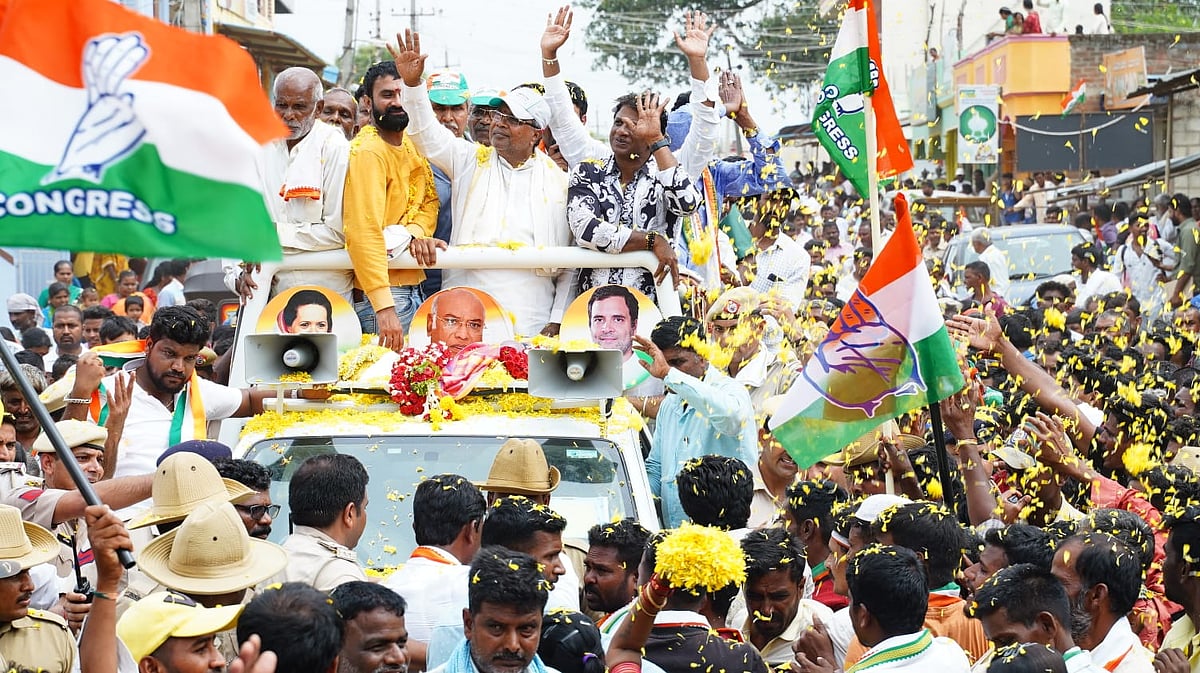 ವರುಣ ಕ್ಷೇತ್ರ: ದುನಿಯಾ ವಿಜಯ್, ಯೋಗಿ, ನಿಶ್ವಿಕಾ ಜೊತೆ ಪ್ರಚಾರ ನಡೆಸಿದ ಸಿದ್ದರಾಮಯ್ಯ
