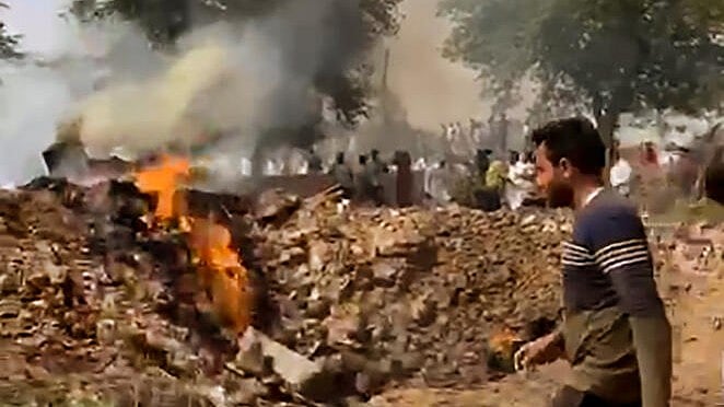 ರಾಜಸ್ಥಾನದಲ್ಲಿ ವಾಯುಪಡೆಯ ಮಿಗ್–21 ಯುದ್ಧ ವಿಮಾನ ಪತನ: ಇಬ್ಬರು ನಾಗರಿಕರ ಸಾವು
