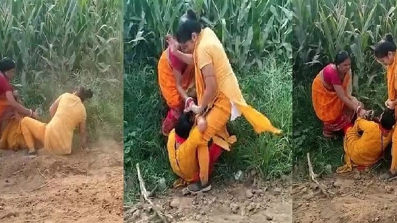 ವಿಡಿಯೊ: ಬೀದಿಗೆ ಬಂದು ಹೊಡೆದಾಡಿಕೊಂಡ ಸರ್ಕಾರಿ ಶಾಲೆ ಶಿಕ್ಷಕಿಯರು!