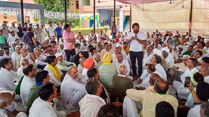 ಹರಿಯಾಣ: ಸೂರ್ಯಕಾಂತಿಗೆ ಬೆಂಬಲ ಬೆಲೆ ನೀಡಬೇಕೆಂದು ಹೆದ್ದಾರಿ ತಡೆದು ರೈತರ ಪ್ರತಿಭಟನೆ