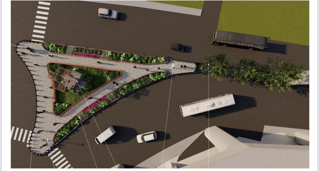 ಮೈಸೂರು ರಸ್ತೆಯಲ್ಲಿರುವ ಬಿಎಚ್‌ಇಎಲ್‌ ವೃತ್ತದ ಮಾದರಿ