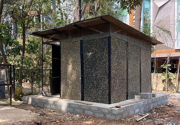 ಆಡುಗೋಡಿಯಲ್ಲಿ ಪ್ಲಾಸ್ಟಿಕ್‌ ತ್ಯಾಜ್ಯದಿಂದ ಕೊಠಡಿ