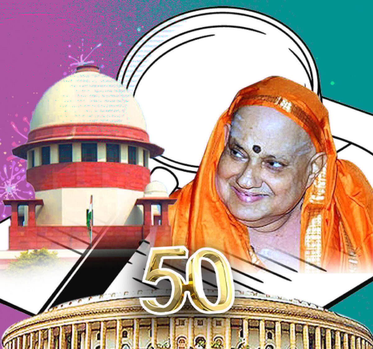 ಸಂವಿಧಾನದ ಪಾರಮ್ಯ ಎತ್ತಿಹಿಡಿದ ‘ಕೇಶವಾನಂದ ಭಾರತಿ’ ತೀರ್ಪಿಗೀಗ ಸುವರ್ಣ ಸಂಭ್ರಮ