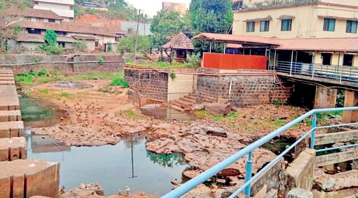 ಕಟೀಲು ಕ್ಷೇತ್ರದಲ್ಲಿ ಜಲಕ್ಷಾಮ- ಕೈ-ಕಾಲು ತೊಳೆಯುವ ನೀರು ಬಂದ್!