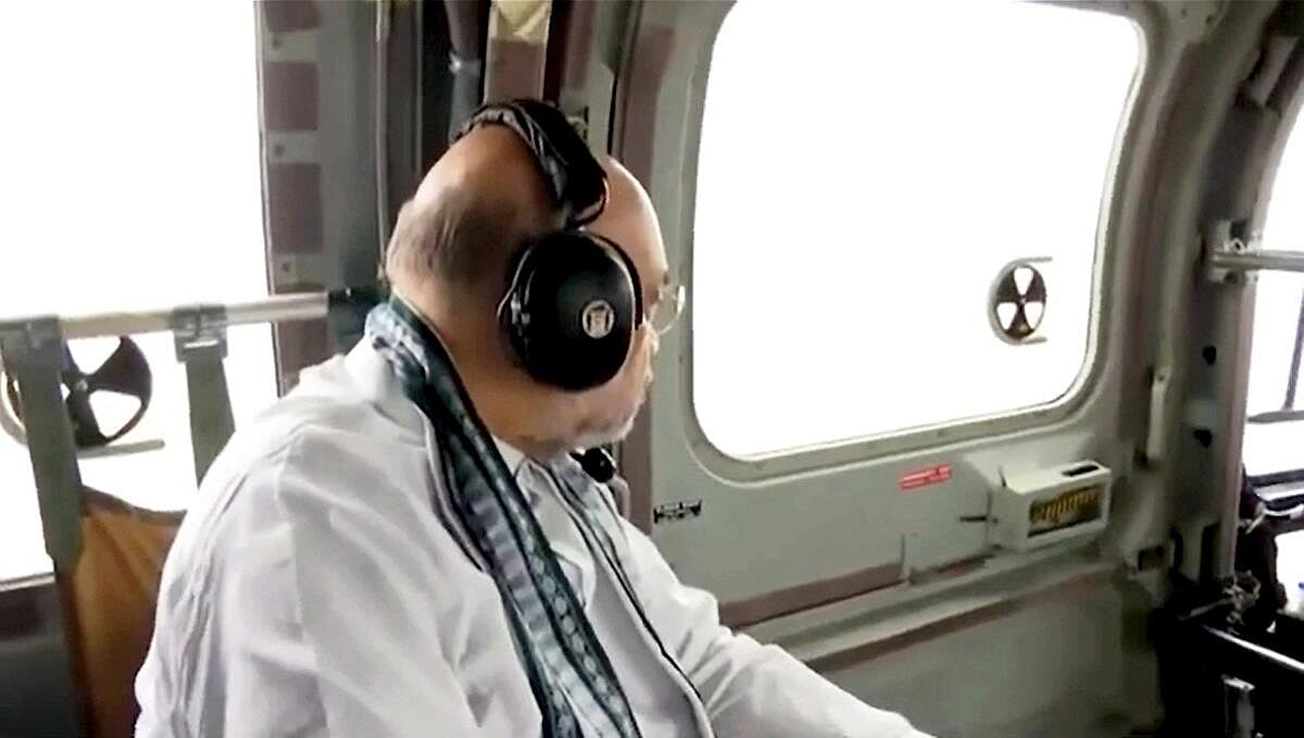 ಗುಜರಾತ್ | ಬಿಪೊರ್‌ಜಾಯ್ ಚಂಡಮಾರುತದಿಂದ ಹಾನಿ: ವೈಮಾನಿಕ ಸಮೀಕ್ಷೆ ನಡೆಸಿದ ಅಮಿತ್ ಶಾ