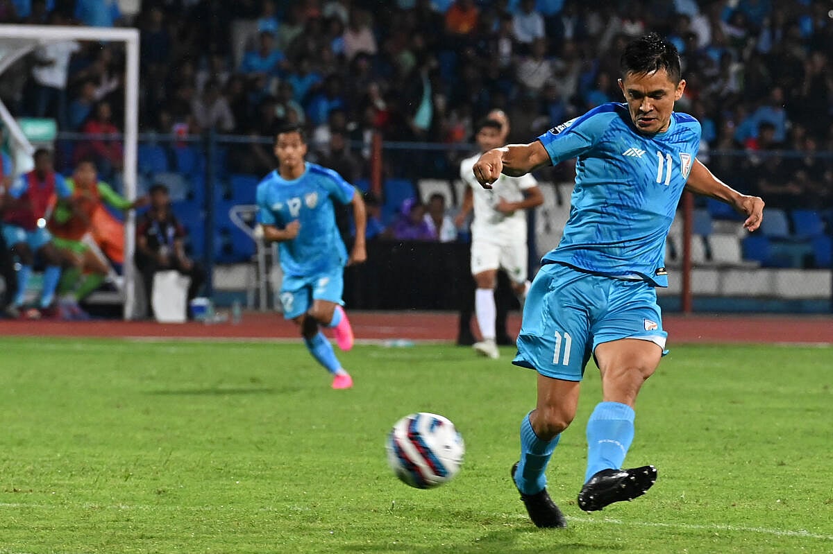 Most International Goals: ರೊನಾಲ್ಡೊ, ಮೆಸ್ಸಿ ಸಾಲಿನಲ್ಲಿ ಚೆಟ್ರಿ