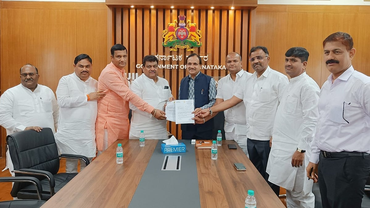 ಬೀದರ್‌ | 'ಸಿಪೆಟ್‌' ಕೇಂದ್ರ ಕಾಮಗಾರಿ ಸಂಬಂಧ ಎಂ.ಬಿ.ಪಾಟೀಲ್‌ ಭೇಟಿಯಾದ ಭಗವಂತ ಖೂಬಾ