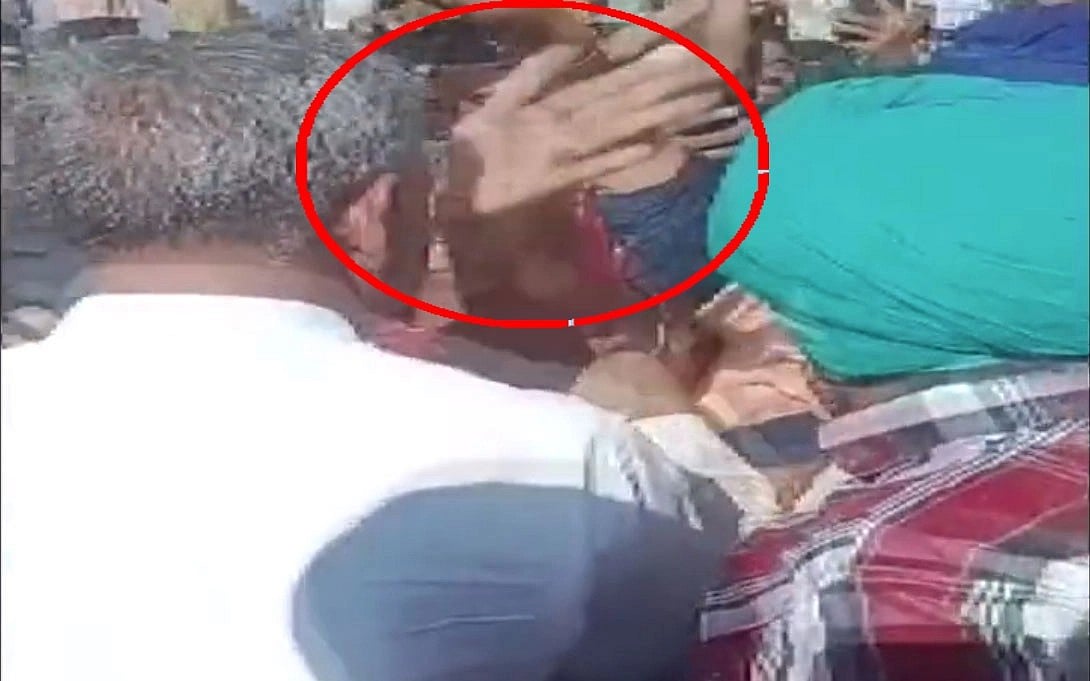 ನದಿ ಪ್ರವಾಹದಿಂದ ಗ್ರಾಮ ಜಲಾವೃತ: ಹರಿಯಾಣ ಶಾಸಕರ ಕೆನ್ನೆಗೆ ಬಾರಿಸಿದ ಉದ್ರಿಕ್ತ ಮಹಿಳೆ