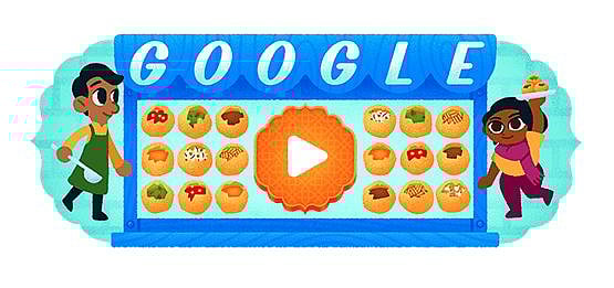 ಇಂಟರ‍್ಯಾಕ್ಟಿವ್ ಗೇಮ್ ಡೂಡಲ್‌ ಮೂಲಕ ಪಾನಿ ಪೂರಿಯನ್ನು ಸಂಭ್ರಮಿಸಿದ Google