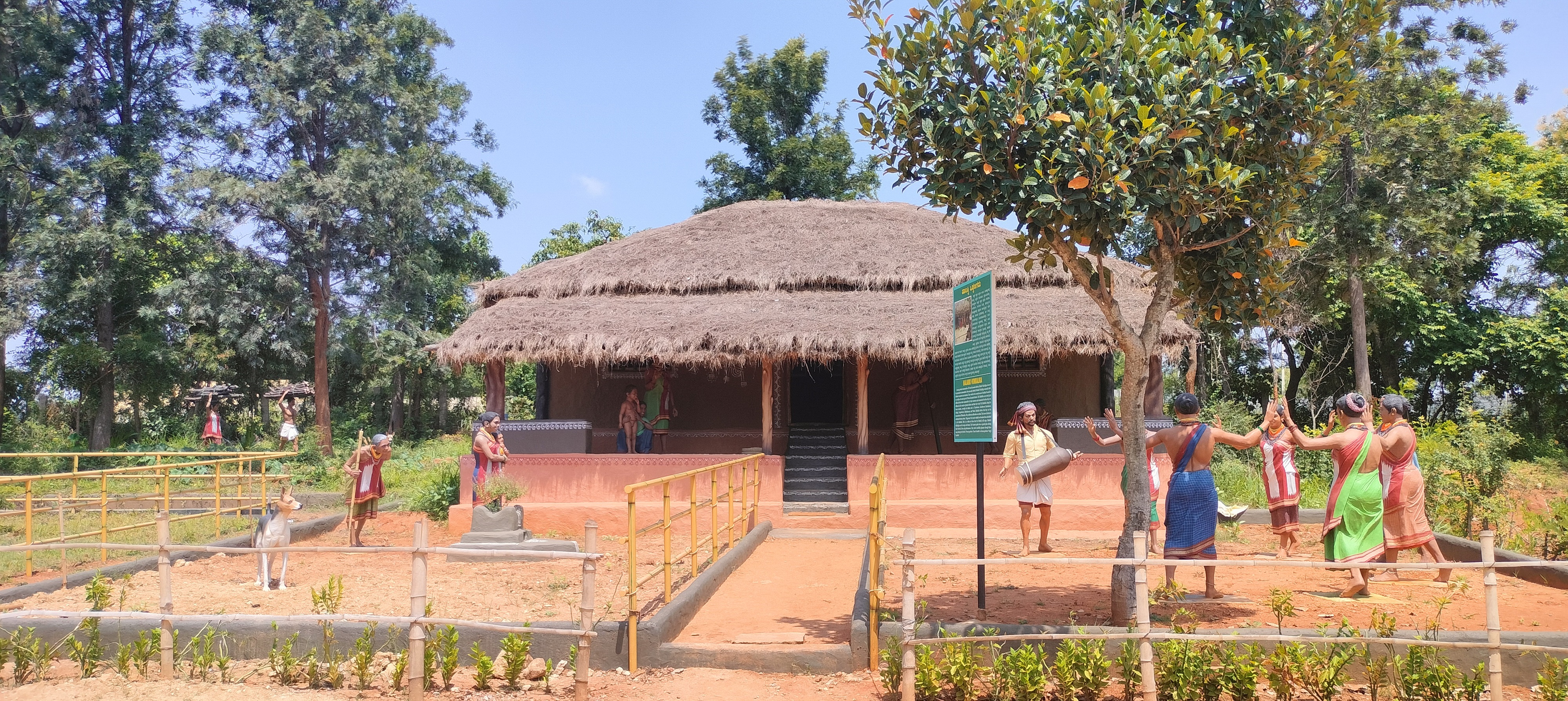 ಹಾಲಕ್ಕಿ ಒಕ್ಕಲಿಗರ ಹಾಡಿಯ ನೋಟ