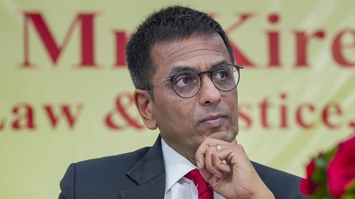 ಗೊಗೋಯಿ ಹೇಳಿಕೆಗೆ ನ್ಯಾಯಿಕ ಚೌಕಟ್ಟಿಲ್ಲ: ಮುಖ್ಯ ನ್ಯಾಯಮೂರ್ತಿ ಡಿ.ವೈ. ಚಂದ್ರಚೂಡ್