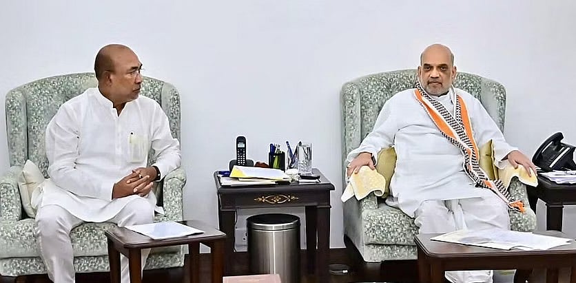 ಅಮಿತ್‌ ಶಾ- ಬಿರೇನ್‌ ಸಿಂಗ್‌ ಭೇಟಿ: ಮಣಿಪುರ ಸ್ಥಿತಿಗತಿ ಕುರಿತು ಚರ್ಚೆ