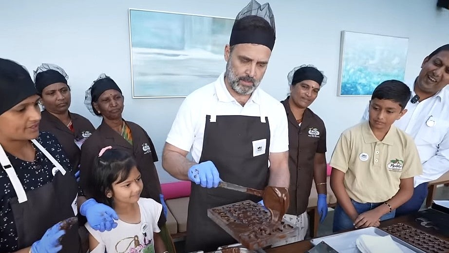 ತಮಿಳುನಾಡು: ಮಹಿಳೆಯರು ನಡೆಸುತ್ತಿರುವ ಚಾಕೋಲೆಟ್‌  ಫ್ಯಾಕ್ಟರಿಗೆ ರಾಹುಲ್‌ ಭೇಟಿ