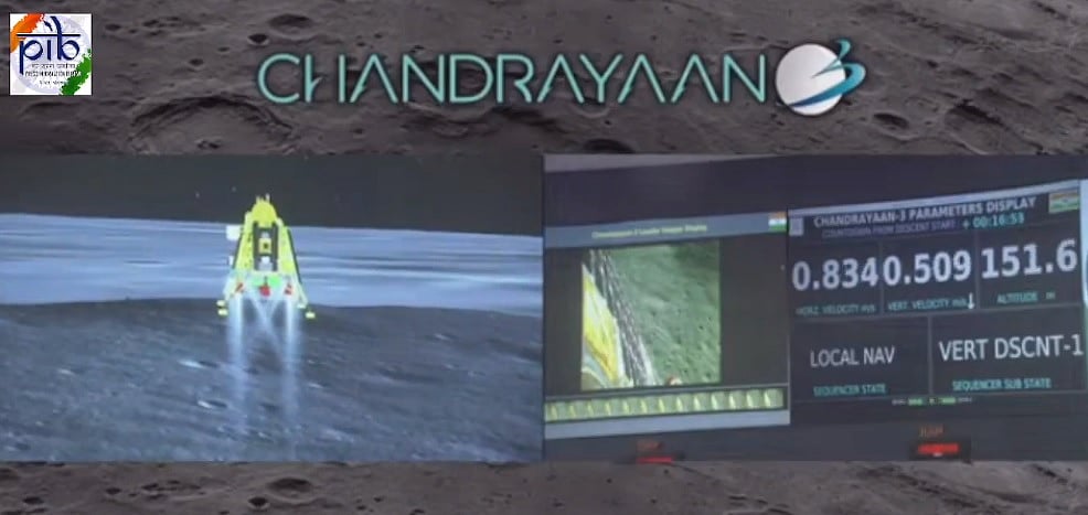 Chandrayaan-3: ಭಾರತ ಐತಿಹಾಸಿಕ ಸಾಧನೆ; ಚಂದ್ರಯಾನ-3 ಯೋಜನೆ ಯಶಸ್ವಿ 