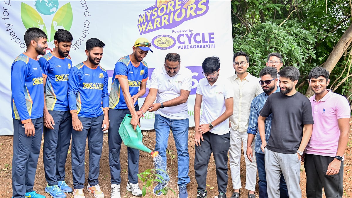 ಕರ್ನಾಟಕ ಪ್ರೀಮಿಯರ್ ಲೀಗ್‌: ಪ್ರತಿ ಸಿಕ್ಸರ್‌ಗೆ ಪ್ರತಿಯಾಗಿ 6 ಗಿಡ!