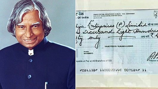 ಬಲವಂತದ ಉಡುಗೊರೆಗೆ ಚೆಕ್‌ ಕಳುಹಿಸಿದ್ದ ಅಬ್ದುಲ್‌ ಕಲಾಂ!