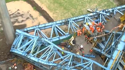 ಮುಂಬೈ: ಹೆದ್ದಾರಿ ಕಾಮಗಾರಿ ವೇಳೆ ಕ್ರೇನ್‌ ಕುಸಿತ; ಸ್ಥಳದಲ್ಲೇ 17 ಮಂದಿ ಸಾವು