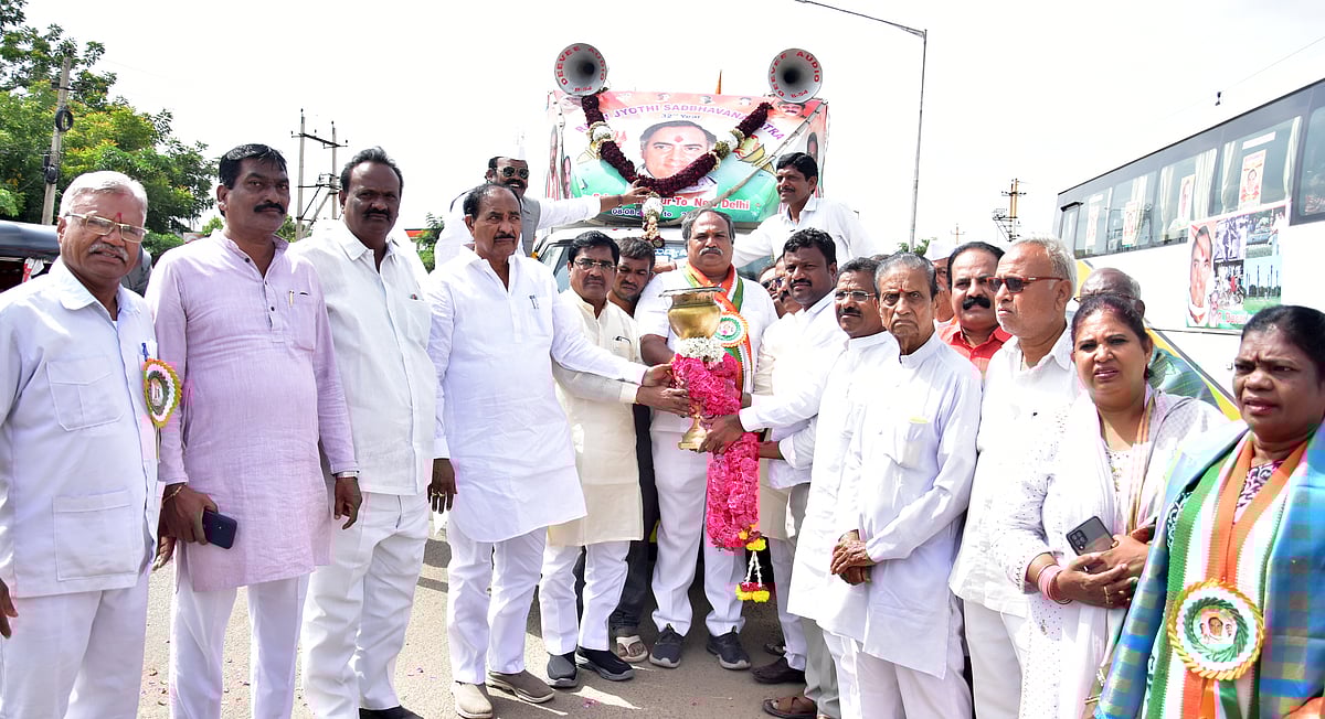 ಕಲಬುರಗಿ | ರಾಜೀವ ಜ್ಯೋತಿ ಸದ್ಭಾವನಾ ಯಾತ್ರೆಗೆ ಸ್ವಾಗತ