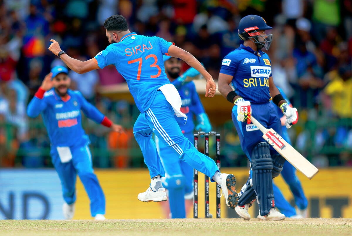 Asia Cup Final: ಸಿರಾಜ್ ಬಿರುಗಾಳಿ ಬೌಲಿಂಗ್– ಶ್ರೀಲಂಕಾ 50 ರನ್‌ಗೆ ಆಲೌಟ್