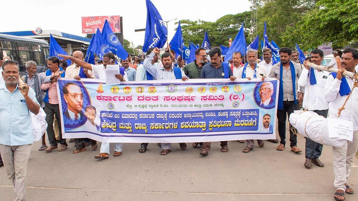 ಮಂಡ್ಯ | 8 ದಿನ ಪೂರೈಸಿದ ಕಾವೇರಿ ಹೋರಾಟ