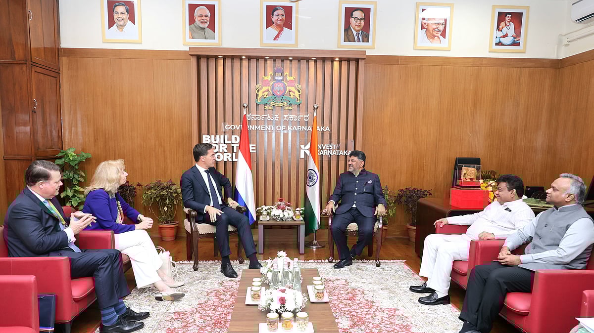 ಬೆಂಗಳೂರು| ನೆದರ್ಲೆಂಡ್ ಪ್ರಧಾನಿ ನೇತೃತ್ವದಲ್ಲಿ ಚರ್ಚೆ: ಡಚ್ ಕಂಪನಿಗಳಿಂದ ಹೂಡಿಕೆ