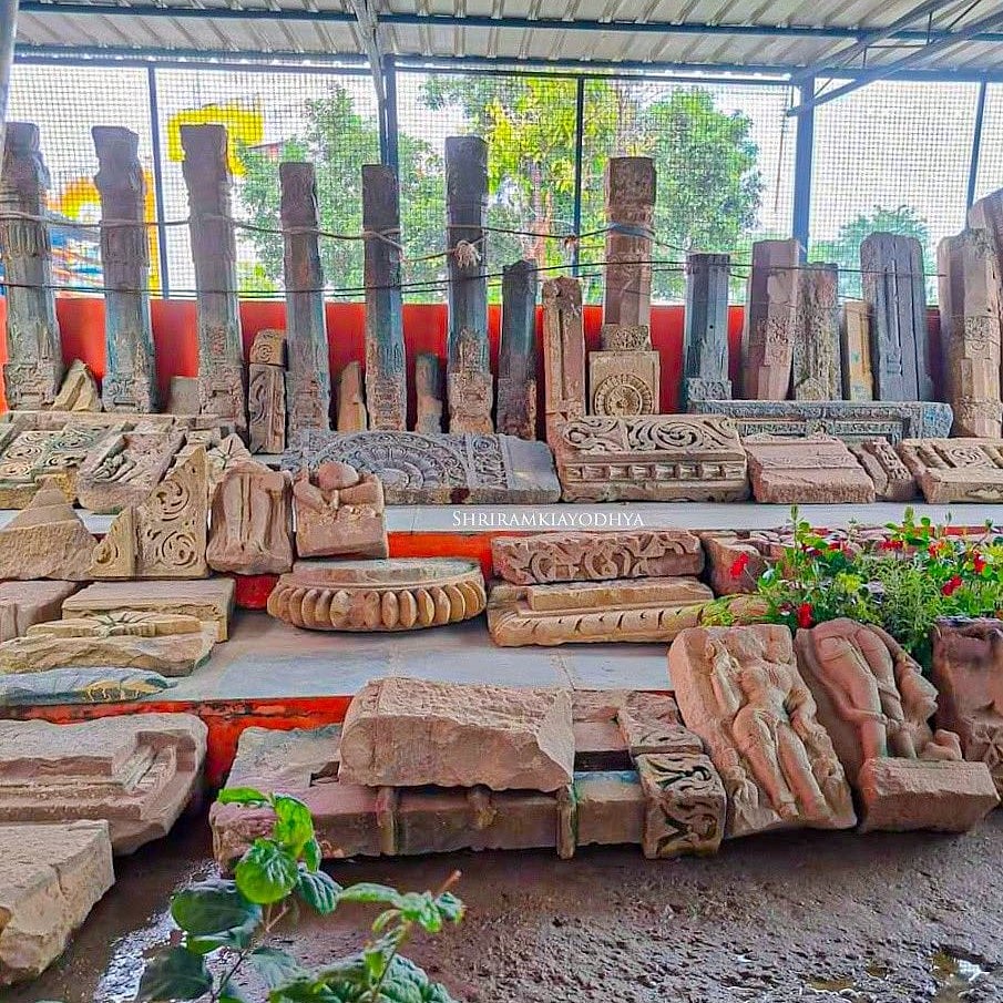 ಅಯೋಧ್ಯೆ: ರಾಮ ಜನ್ಮಭೂಮಿ ಸ್ಥಳದಲ್ಲಿ ಪ್ರಾಚೀನ ದೇವಾಲಯದ ಅವಶೇಷ ಪತ್ತೆ