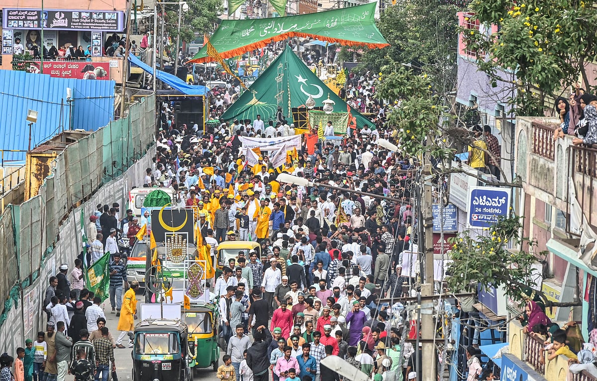 ಬೆಂಗಳೂರು: ಸಂಭ್ರಮದಿಂದ ನಡೆದ ಈದ್‌ ಮಿಲಾದ್‌
