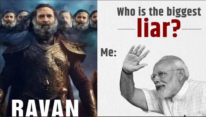 ರಾಹುಲ್ ರಾವಣ, ಮೋದಿ ಸುಳ್ಳುಗಾರ: ಕಾಂಗ್ರೆಸ್ VS ಬಿಜೆಪಿ ವಾಗ್ಯುದ್ಧ